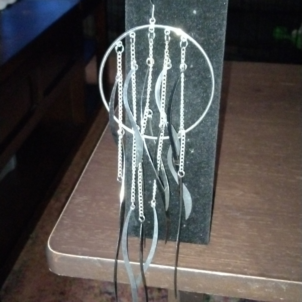 Dangling Hoops Earrings